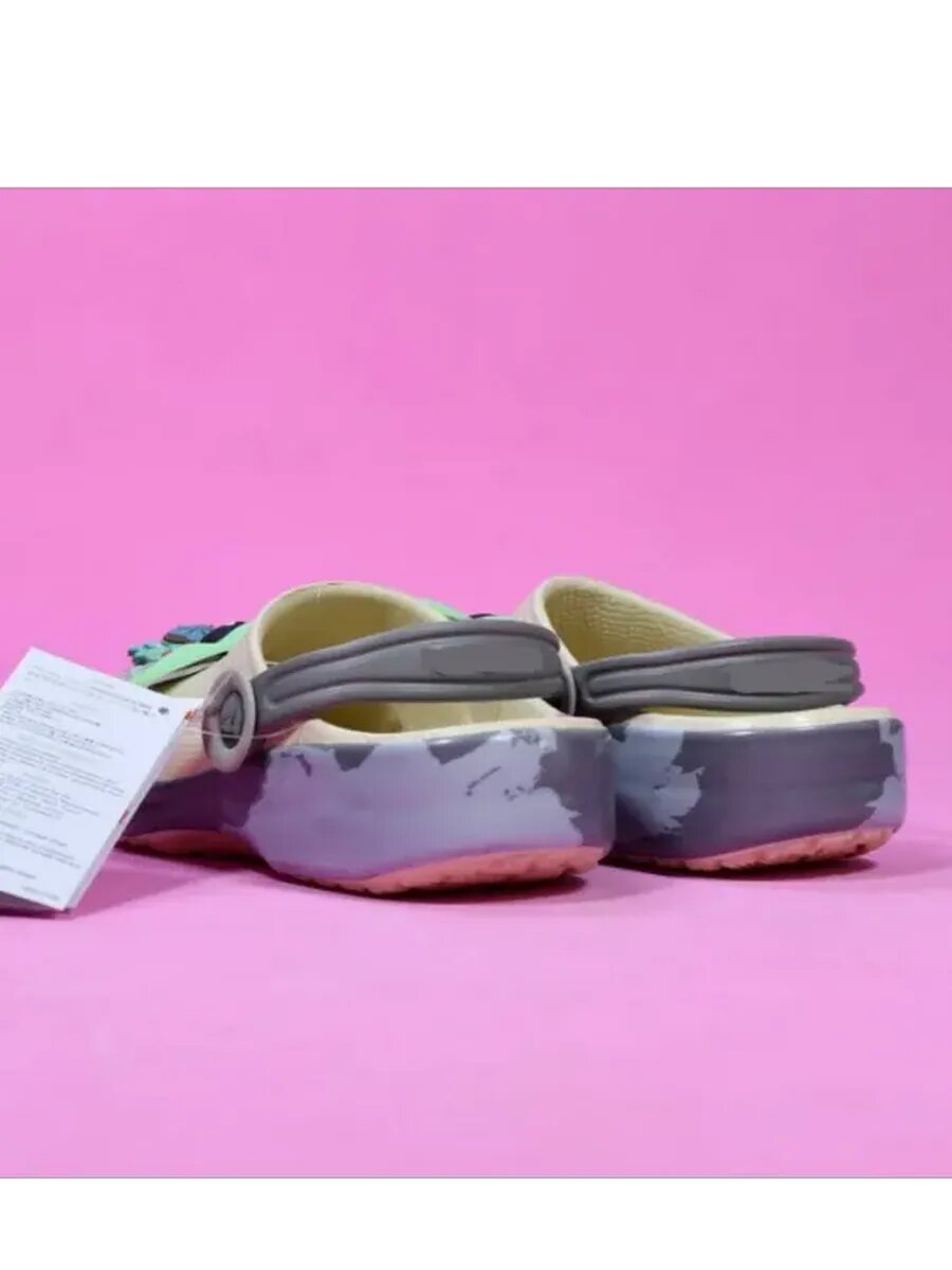 Сабо Crocs Star Wars, размер 36-37, серый/бежевый — фото 1