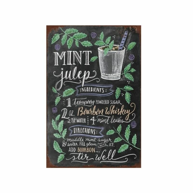 Декоративная меловая доска из жести