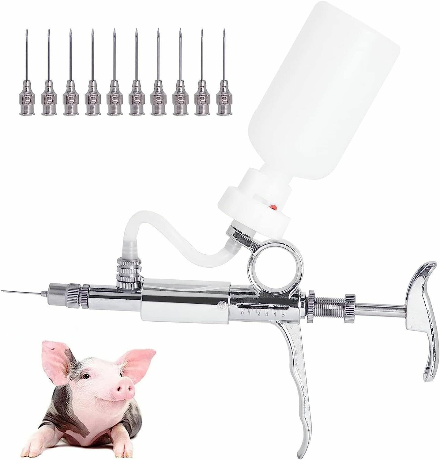 Шприц-инъектор (вакцинатор) для вакцинации кроликов 5мл