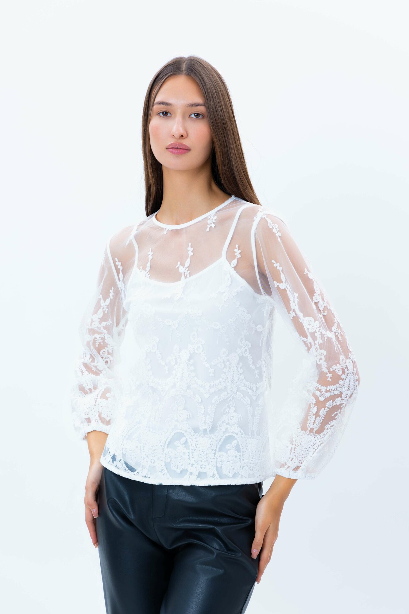 Блуза TERRA PRO, размер M, white