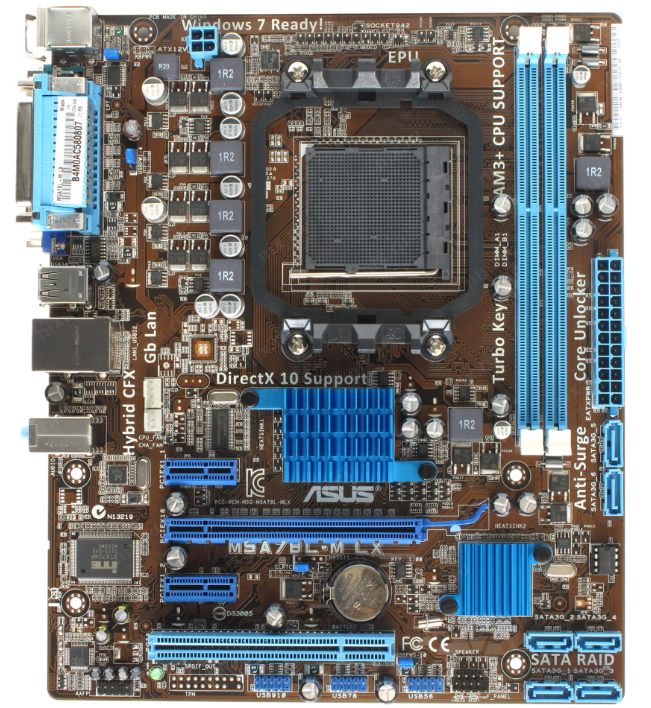Материнская плата AM3+ ASUS M5A78L-M LX