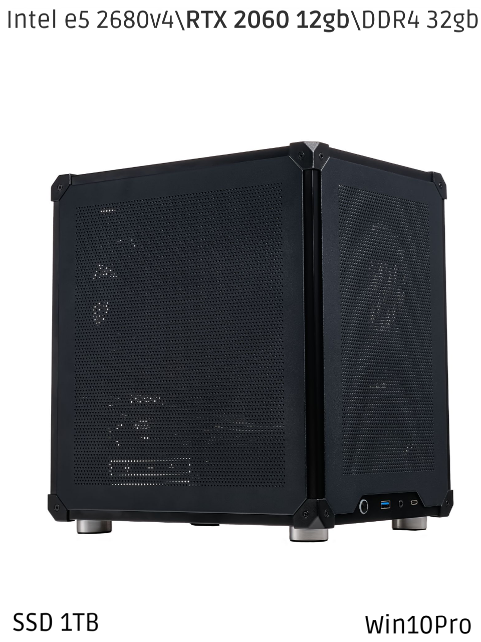 Игровой Пк, системный блок Intel e5 2680v4\RTX 2060 12gb\DDR4 32gb\SSD 1tb Win 10Pro