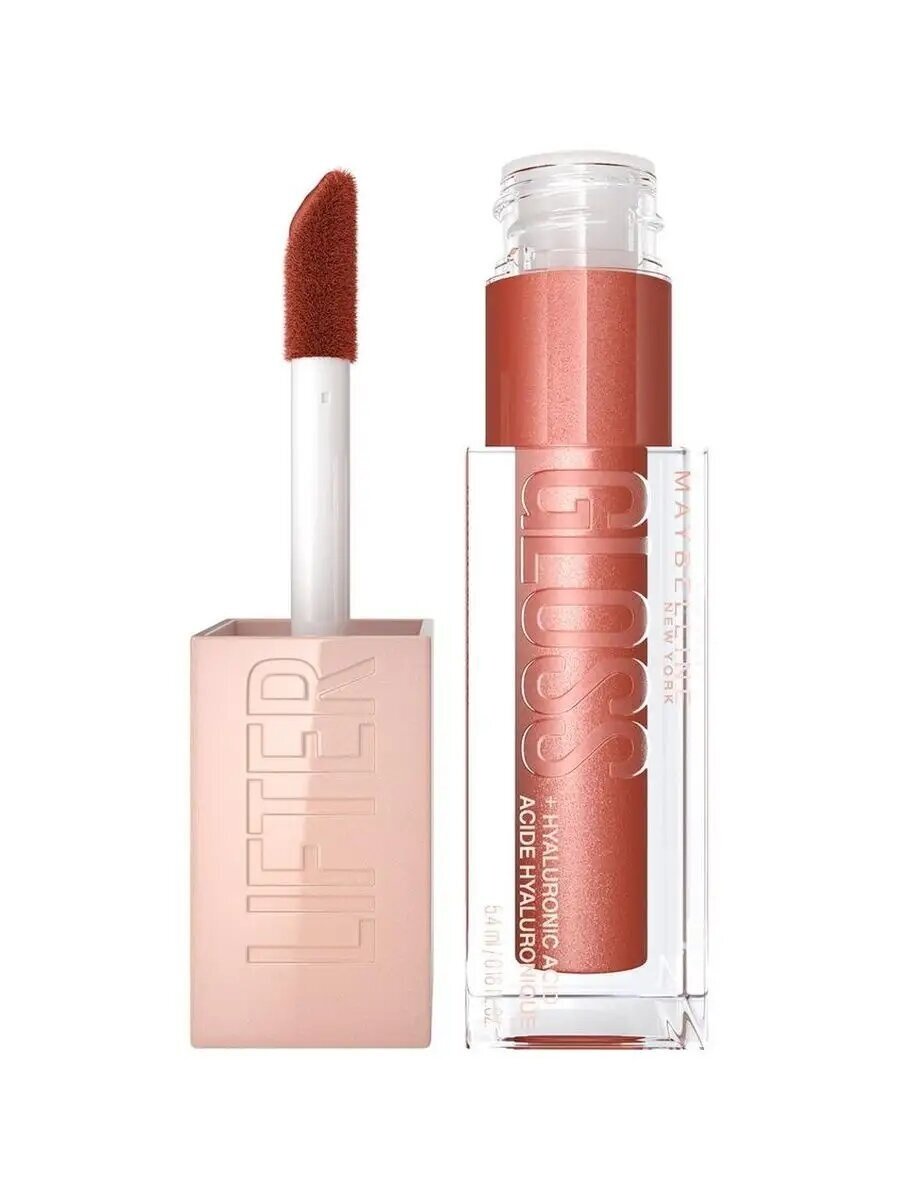 Maybelline New York Блекс для губ Lifter Gloss, , гиалуроновой кислотой, 5.4 мл. N 009-Topaz — фото 1