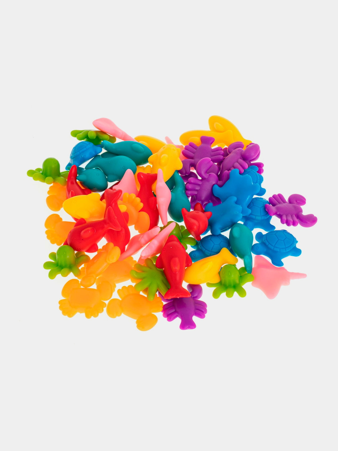 Сортировщик "Морские Животные", с пинцетом, 56 деталей, для развития моторики, от 3 лет — фото 1