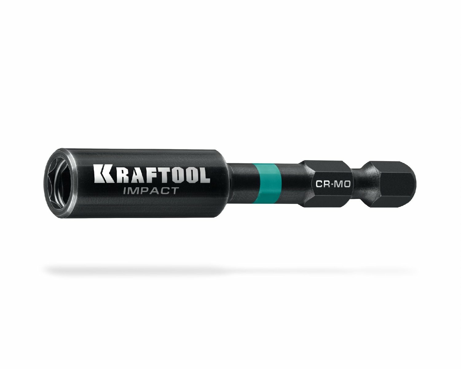 Торсионный адаптер KRAFTOOL IMPACT 60 мм для ударных шуруповертов до 57 Нм с магнитным удержанием бит и защитой от слома