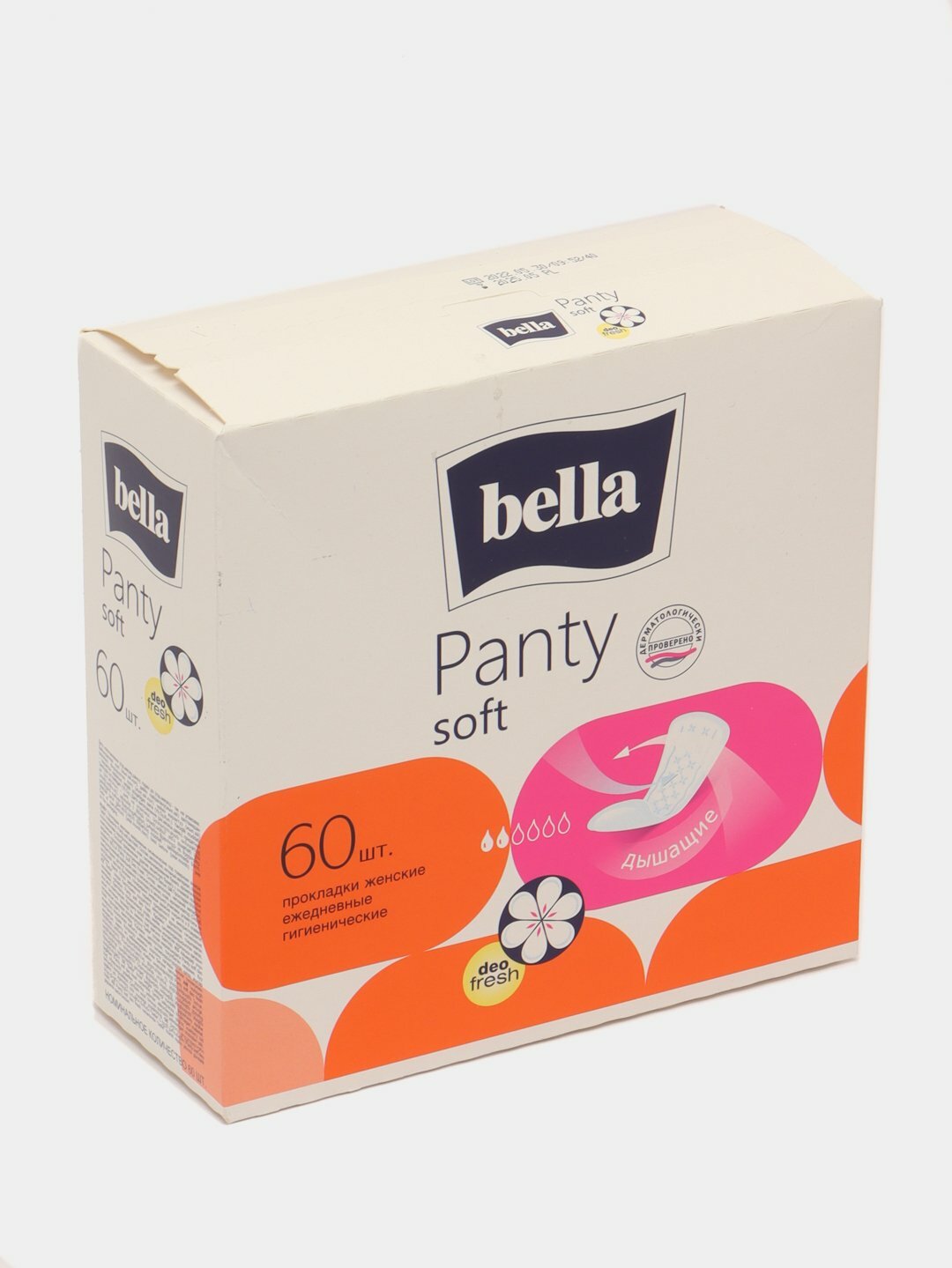 Прокладки ежедневные Bella Panty Soft, Deo Fresh, ультратонкие, 60 штук