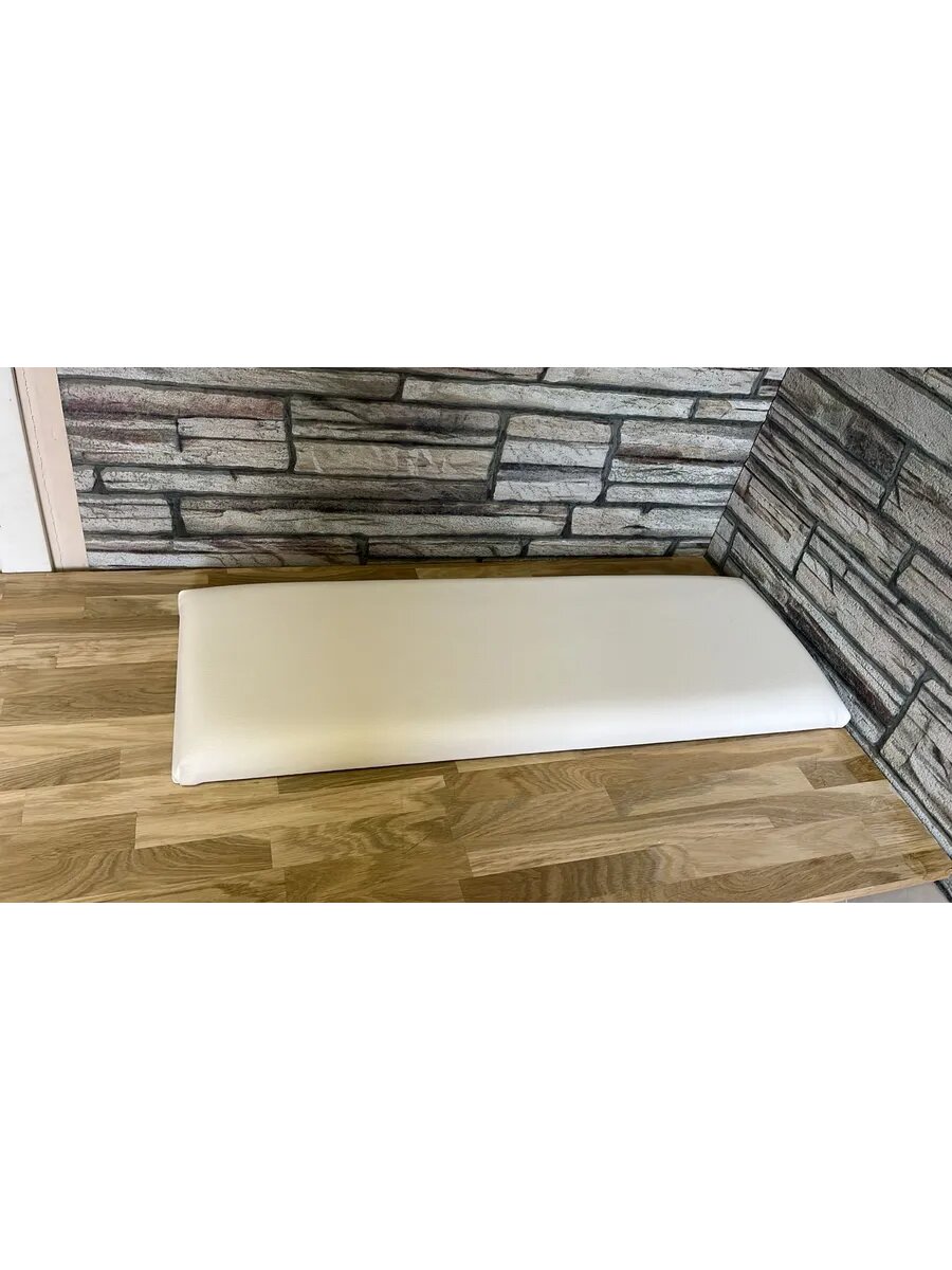 Сидушка на банкетку, обувницу, Студия кованой мебели Нива, цвет белый — фото 1