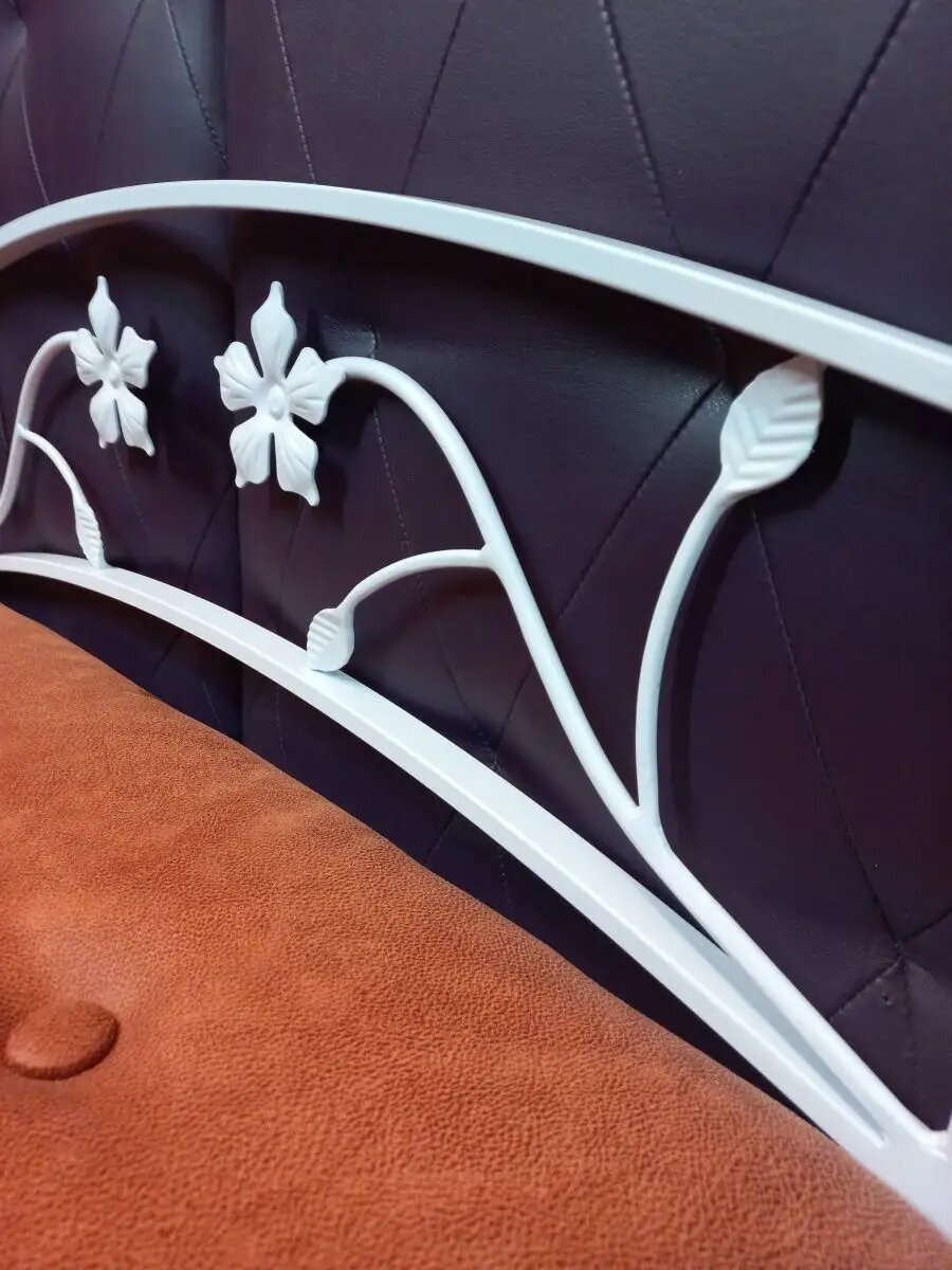 Кованая прихожая, вешалка + банкетка, Студия кованой мебели Нива, цвет оранжевый — фото 1