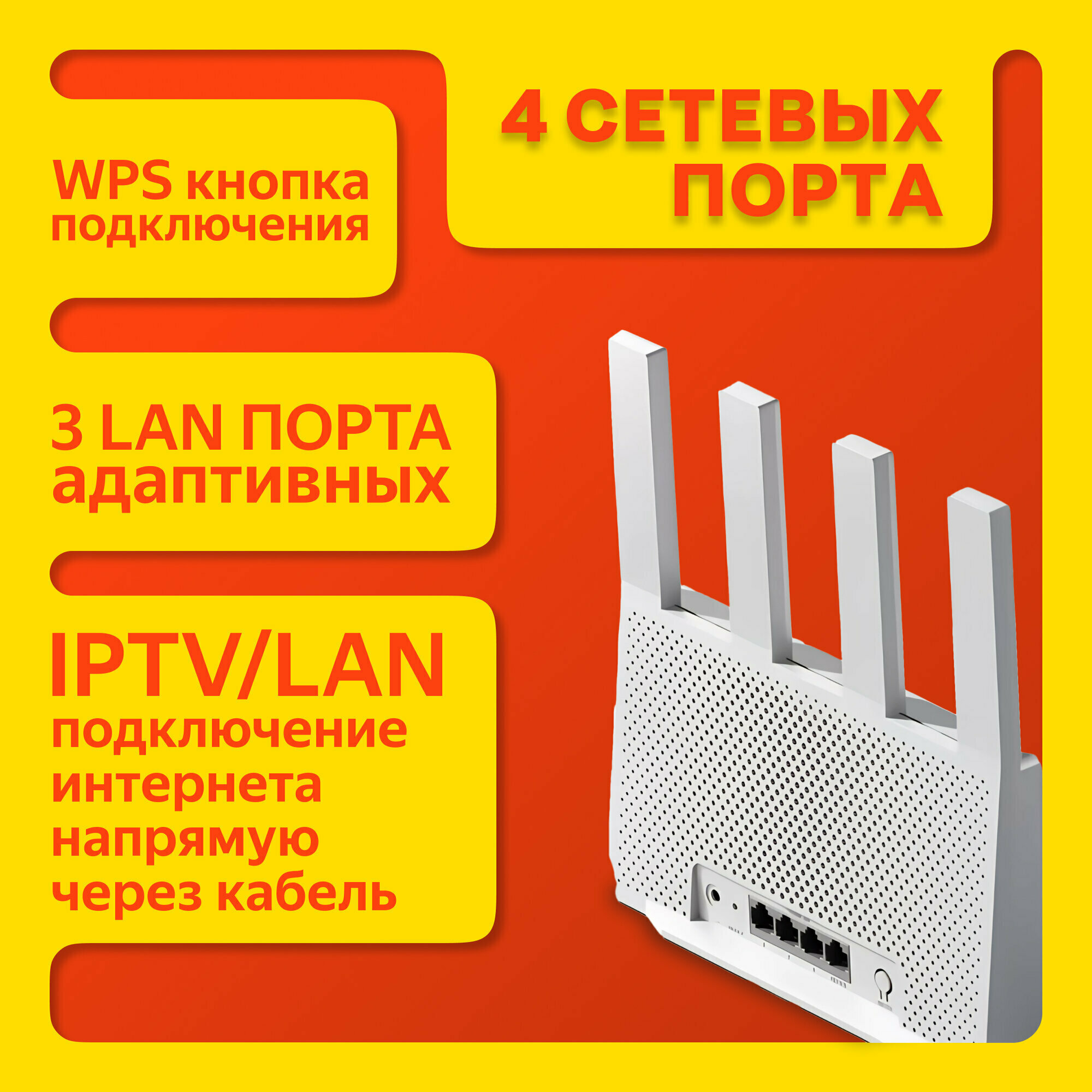 Установка Xiaomi WiFi 7 - соединение кабелей