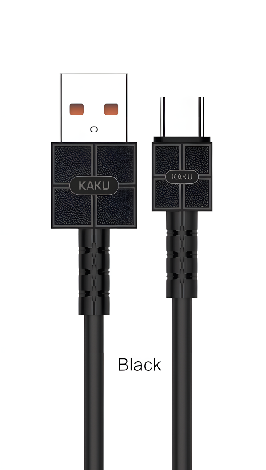 Кабель USB Type-C KAKUSIGA KSC-293 для быстрой зарядки, черный, 1.2м