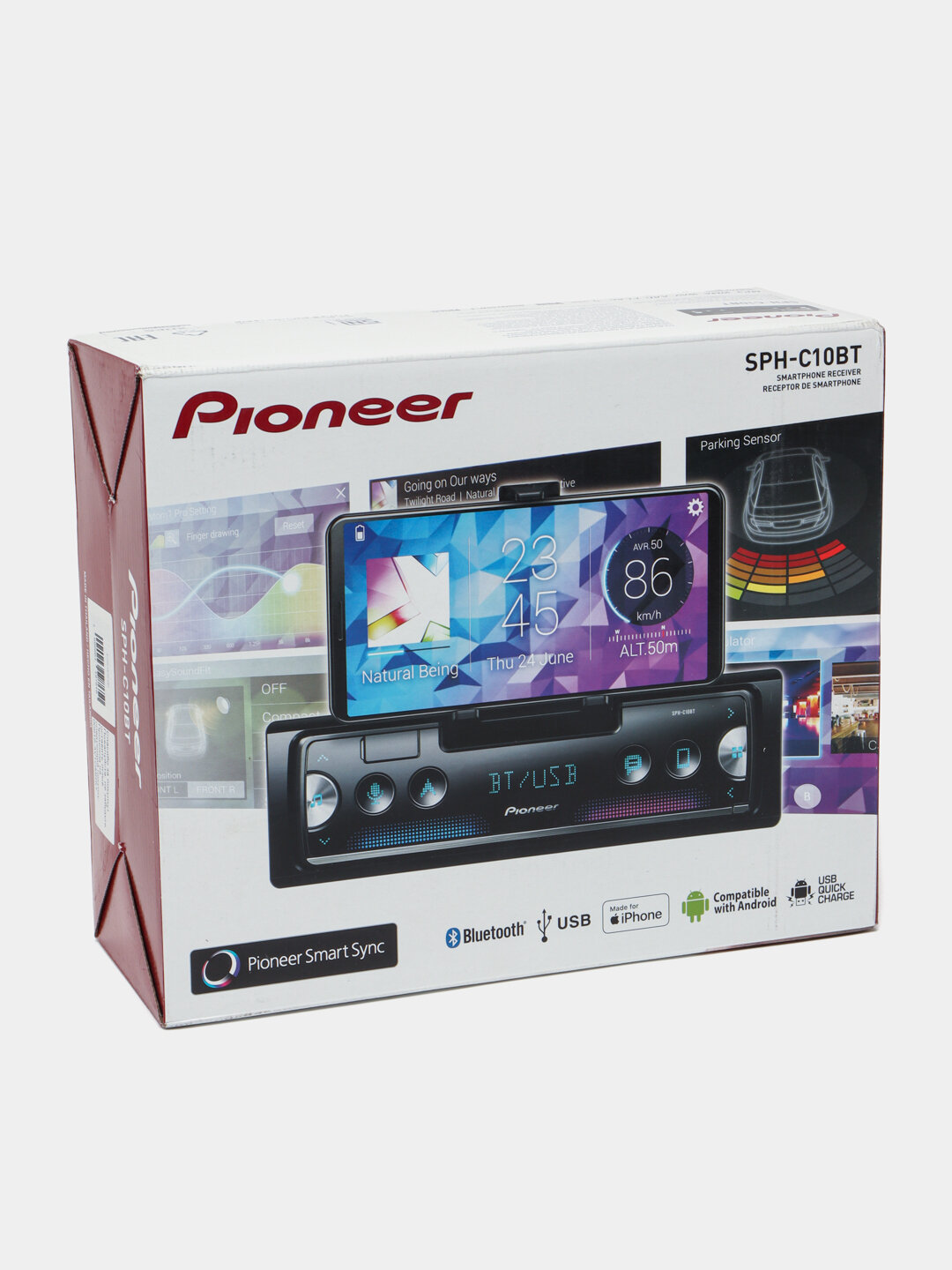 Автомагнитола Pioneer SPH-C10BT, с функцией Bluetooth Оригинал