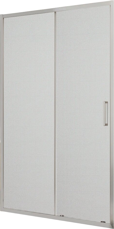 Душевая дверь в нишу BelBagno Luce BF-1-120-P-Cr стеклянная раздвижная 120 см одностворчатая угловая итальянская