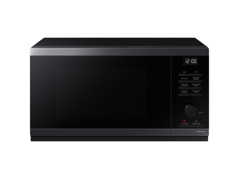 Микроволновая печь Samsung микроволновая печь Samsung/ Samsung microwave oven with grill, MW4000D, 23 L, black stainless steel