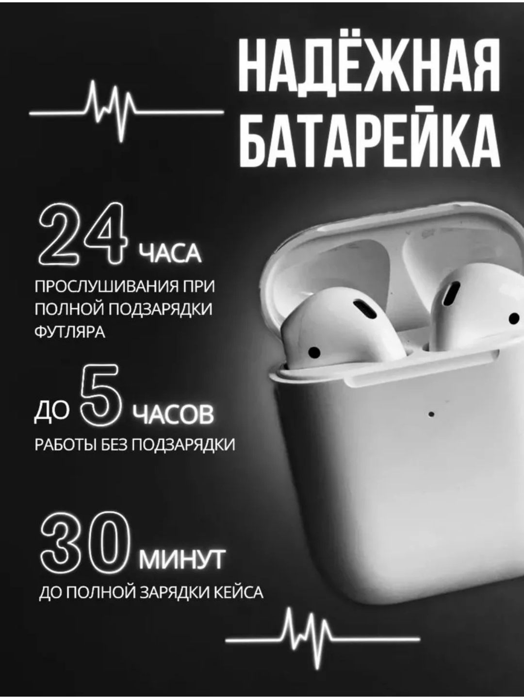 Pods 2.2 Bluetooth наушники – Высокое качество звука и стабильное соединение
