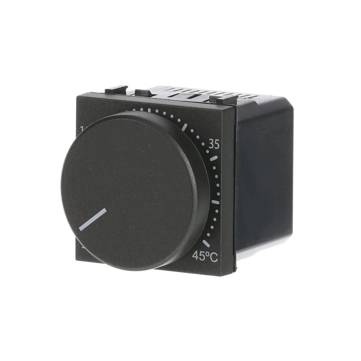 Терморегулятор для тёплых полов 10А/250В ABB Zenit антрацит (N2240.3 AN) 2CLA224030N1801