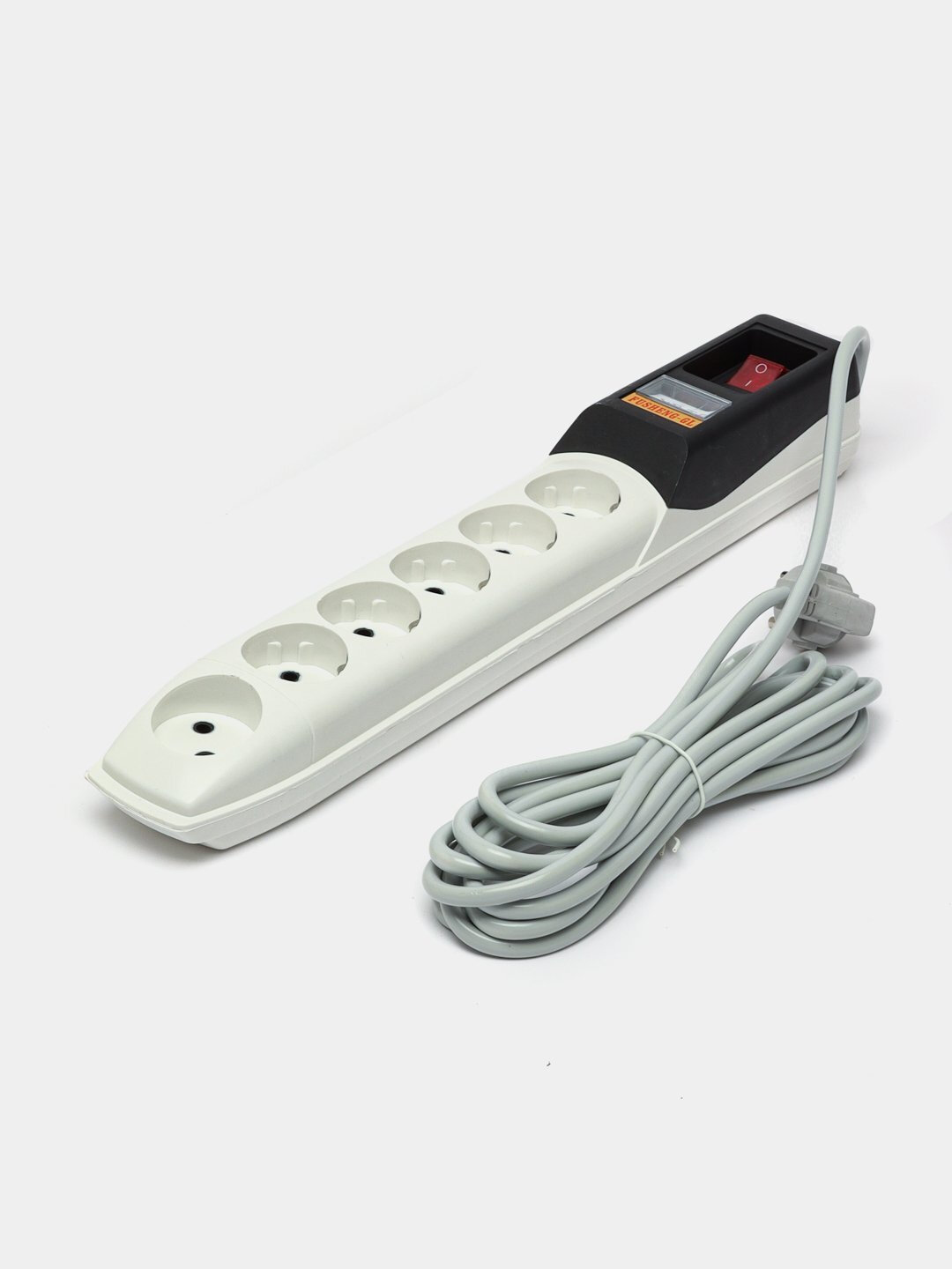 Сетевой фильтр на 6 розеток, 10А, 2200 Вт, 3 м