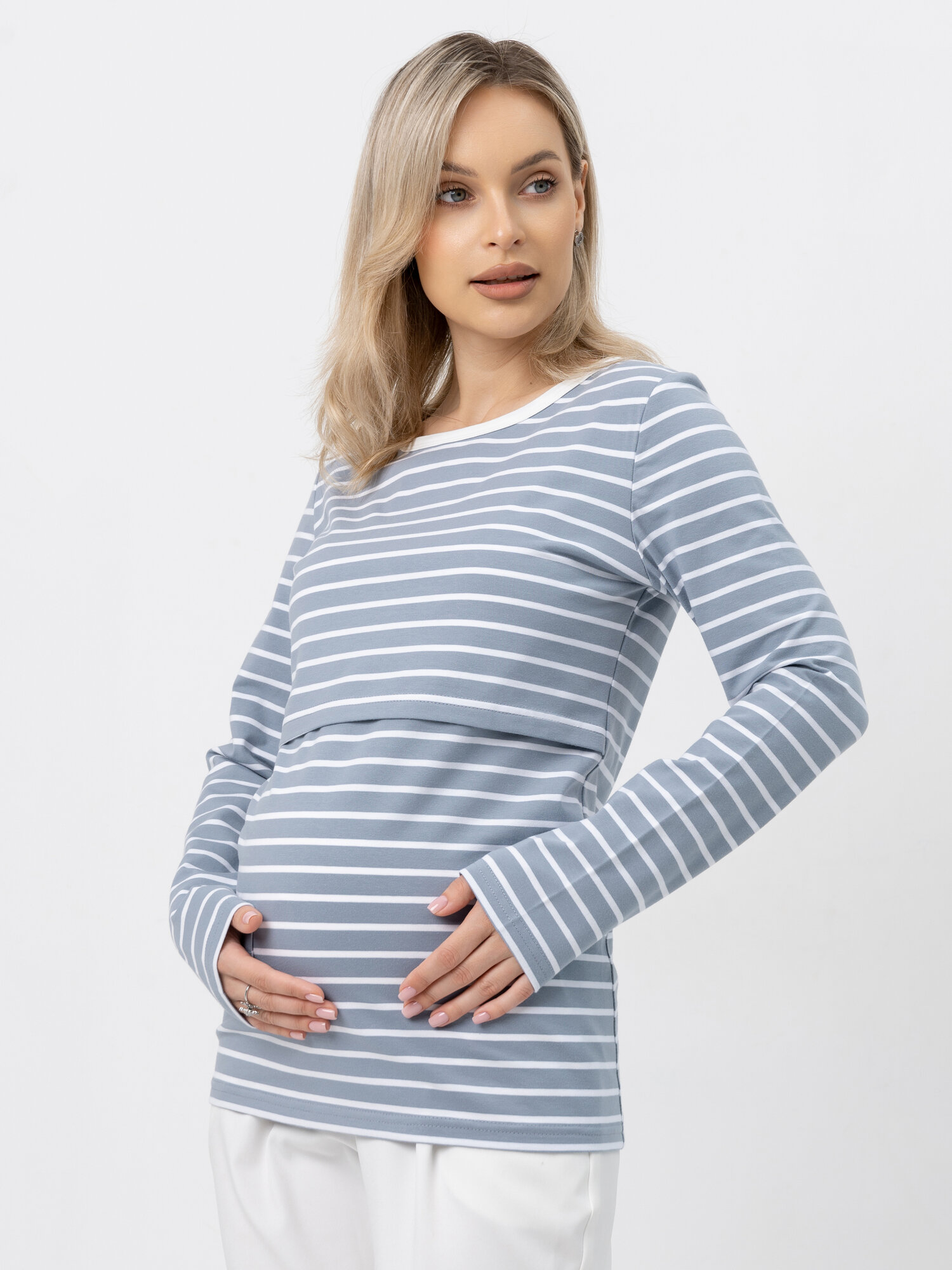 Лонгслив для кормящих мам