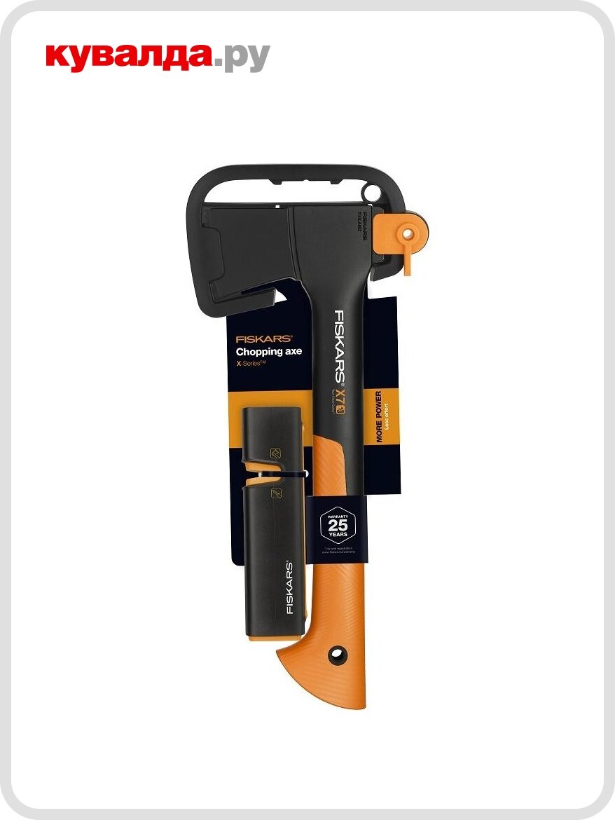 Топор туристический FISKARS X7 - XS точилка 1020183
