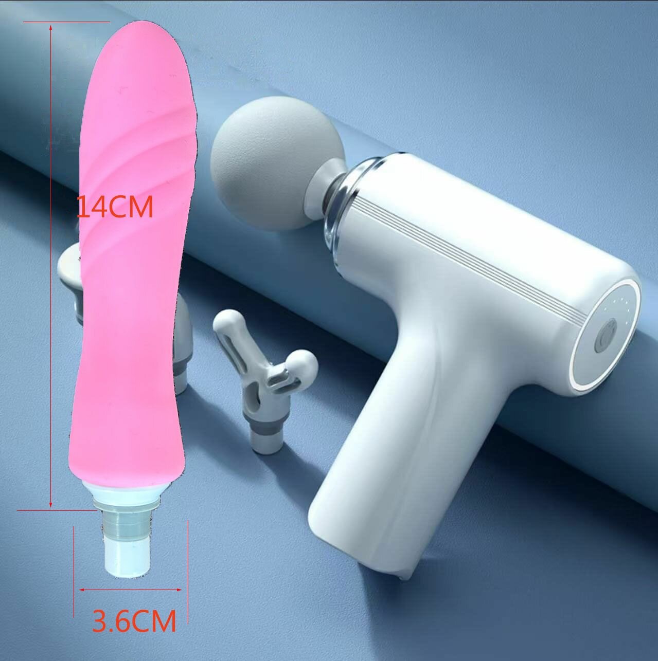 Насадки Xiaomi Massage Gun mini 2 для разных групп мышц