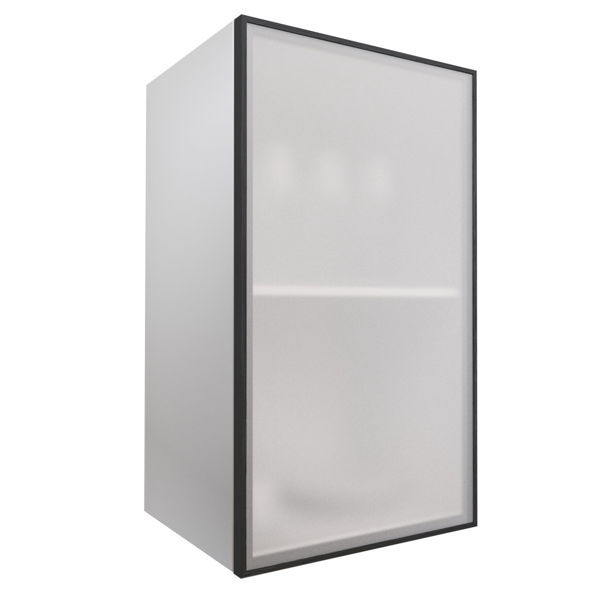 Фасад из алюминиевого профиля со стеклом Aluminum Glass 396х716 см черный анод/сатинат