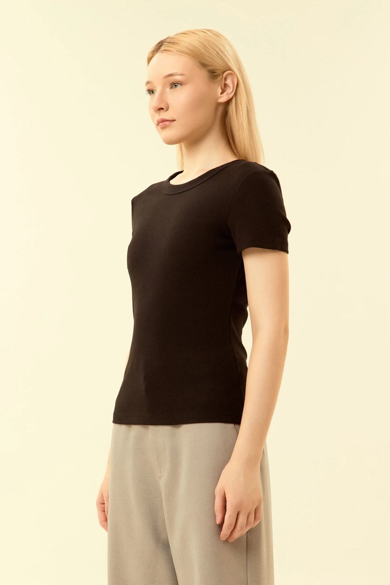 Футболка Selfie, размер XS, черный — фото 1