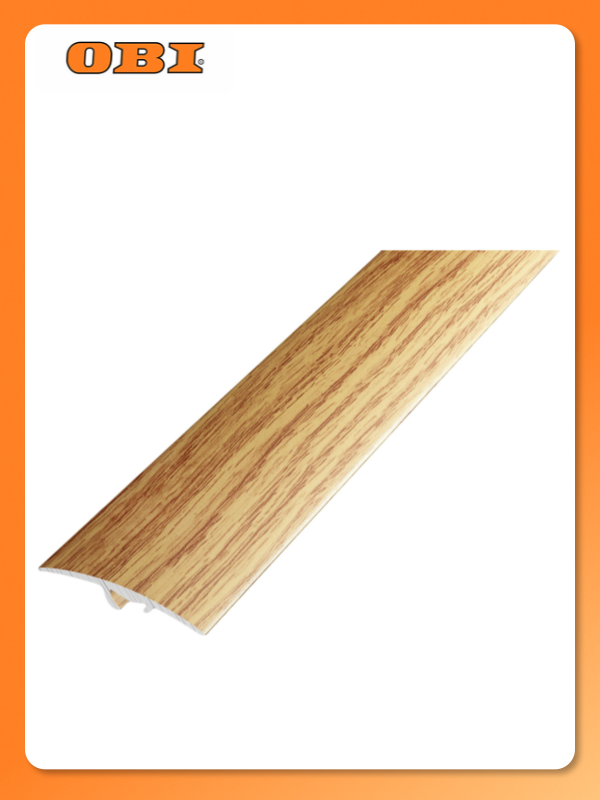 Порог разноуровневый лука ПР 06 900.084 Дуб универсал алюминий 900х41 мм