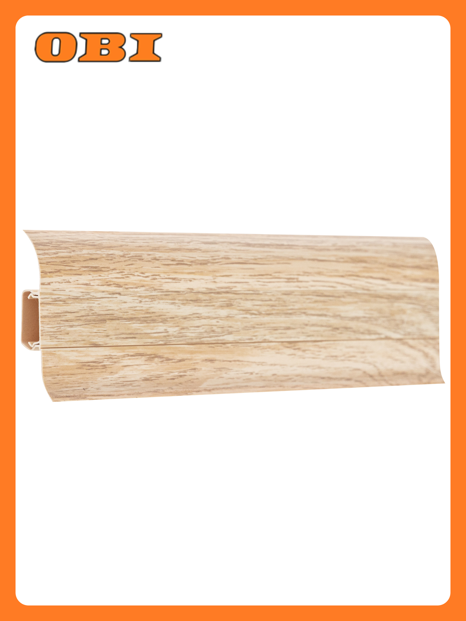 Плинтус ПВХ 60мм TECHNICAL Т15 ольха 25м