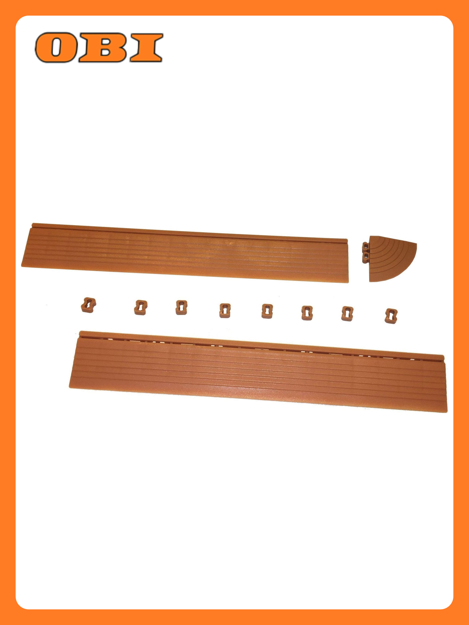 Бордюр для клумб HELEX 40 см терракот