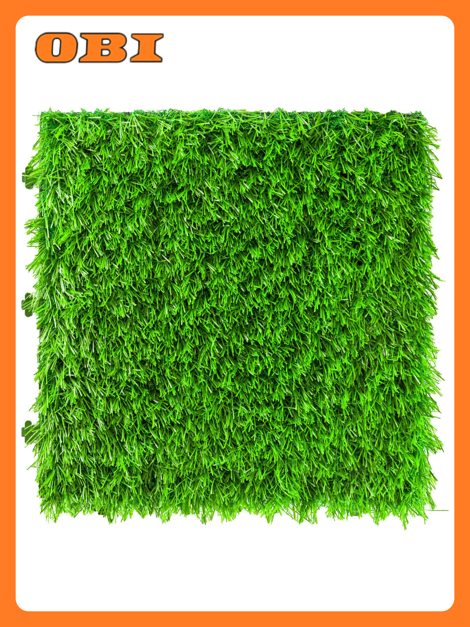 Модульное покрытие искусственная трава 300х300х30 мм зеленое