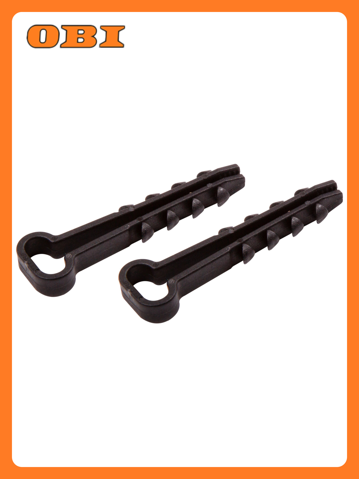 Дюбель-хомут прямоугольный Proconnect 12 мм D 5-10 мм черный 100 шт