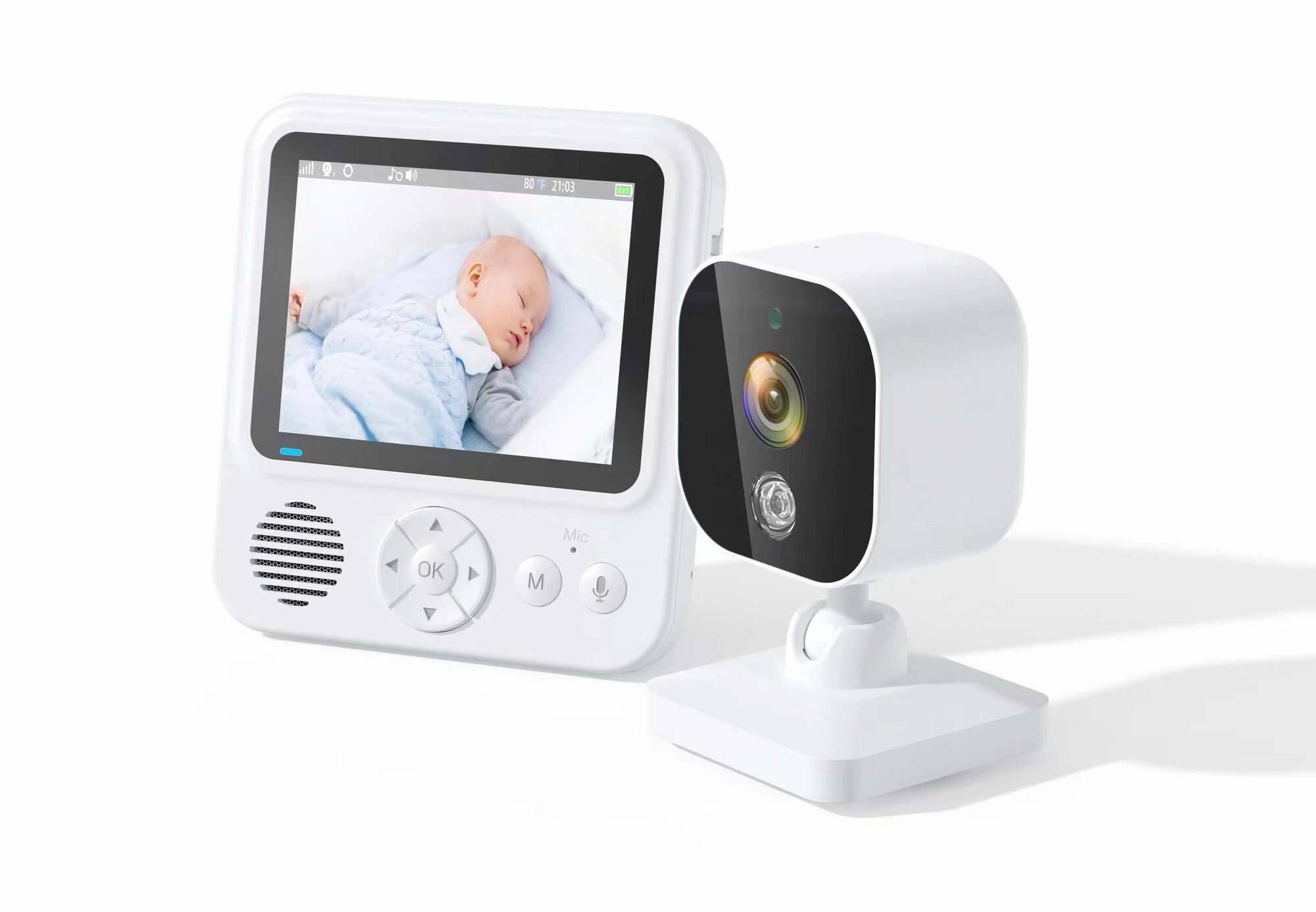 Видеоняня "Baby Monitor" беспроводная видеонаблюдение для новорожденных