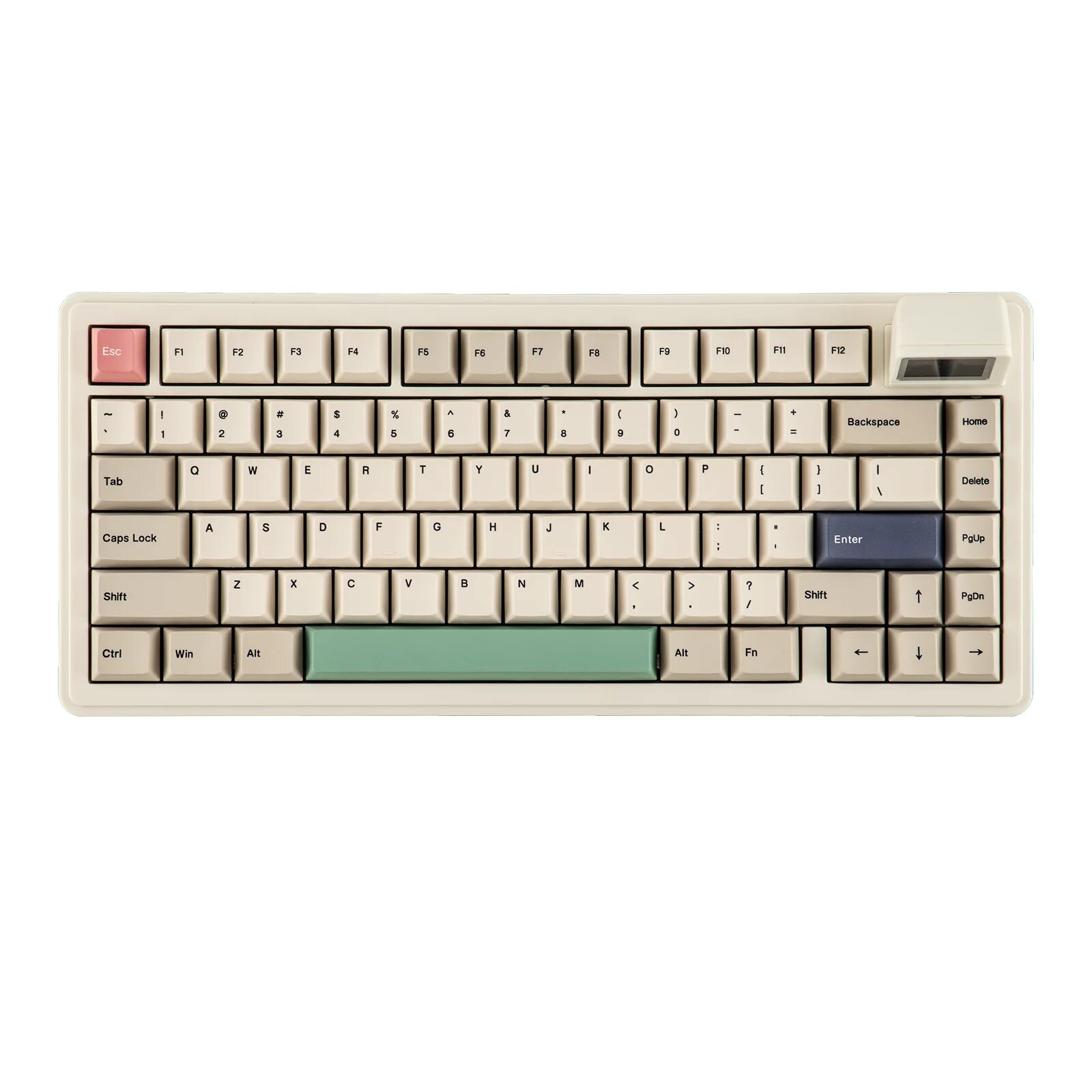 EPOMAKER RT82 механическая беспроводная клавиатура с экраном Epo Creamy Jade