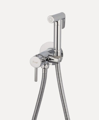 Изображение товара Смеситель гигиенический встраиваемый Frap F7505-2 латунь, цвет хром