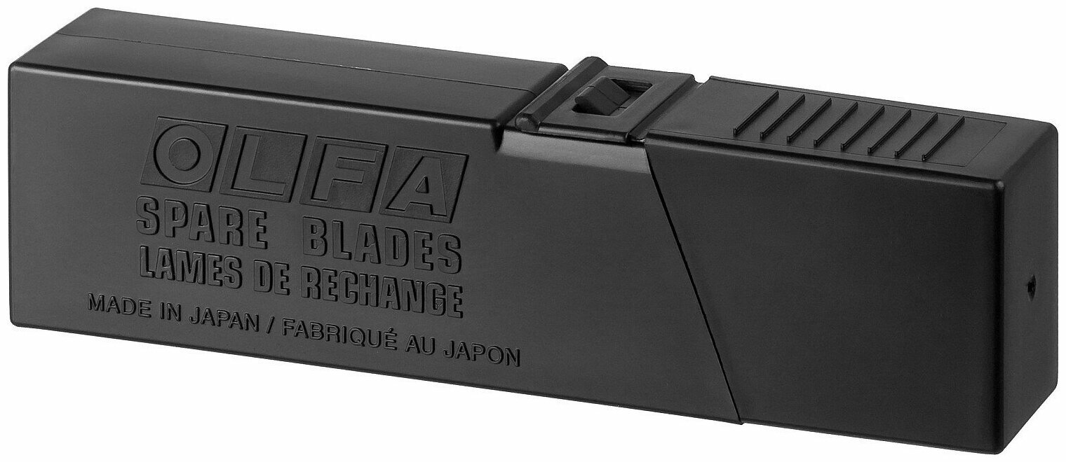 Лезвие EXCEL BLACK сегментированное, 8 сегментов, 18 мм, 50 шт, в боксе OLFA OL-LBB-50 — фото 1