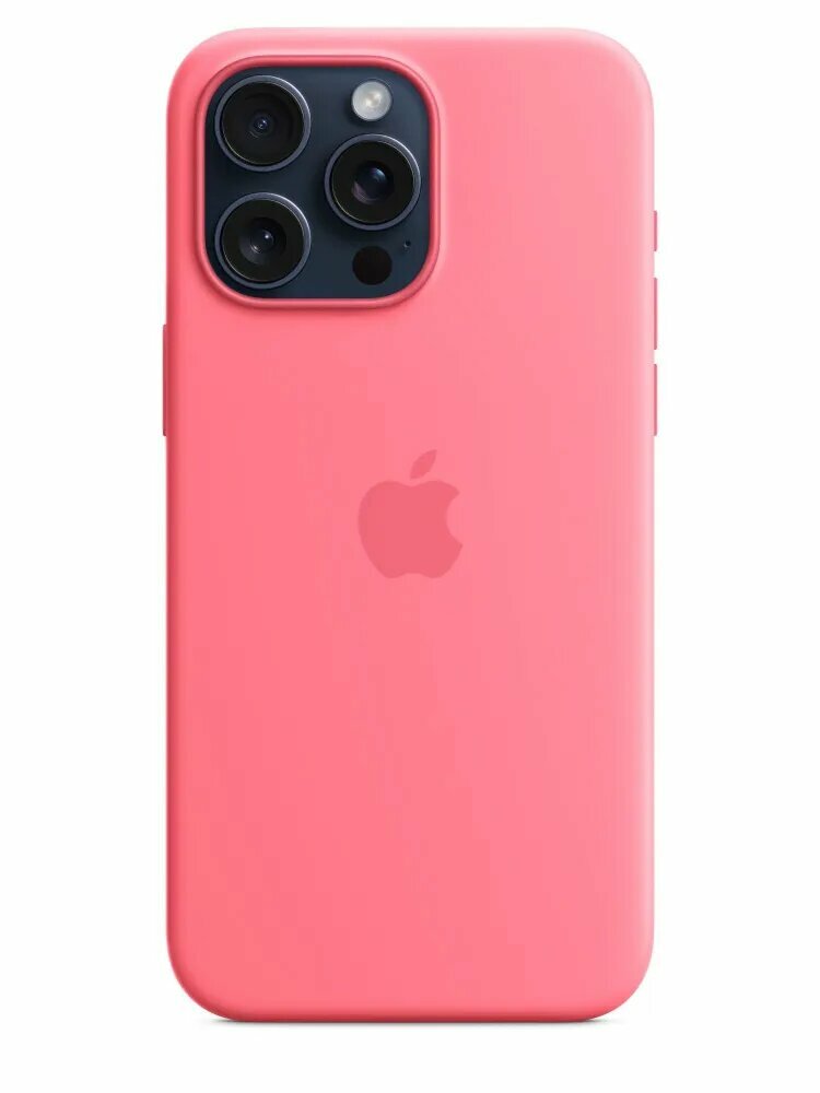 Чехол силиконовый Розовый на модель телефона Iphone 15 Pro Max — фото 1