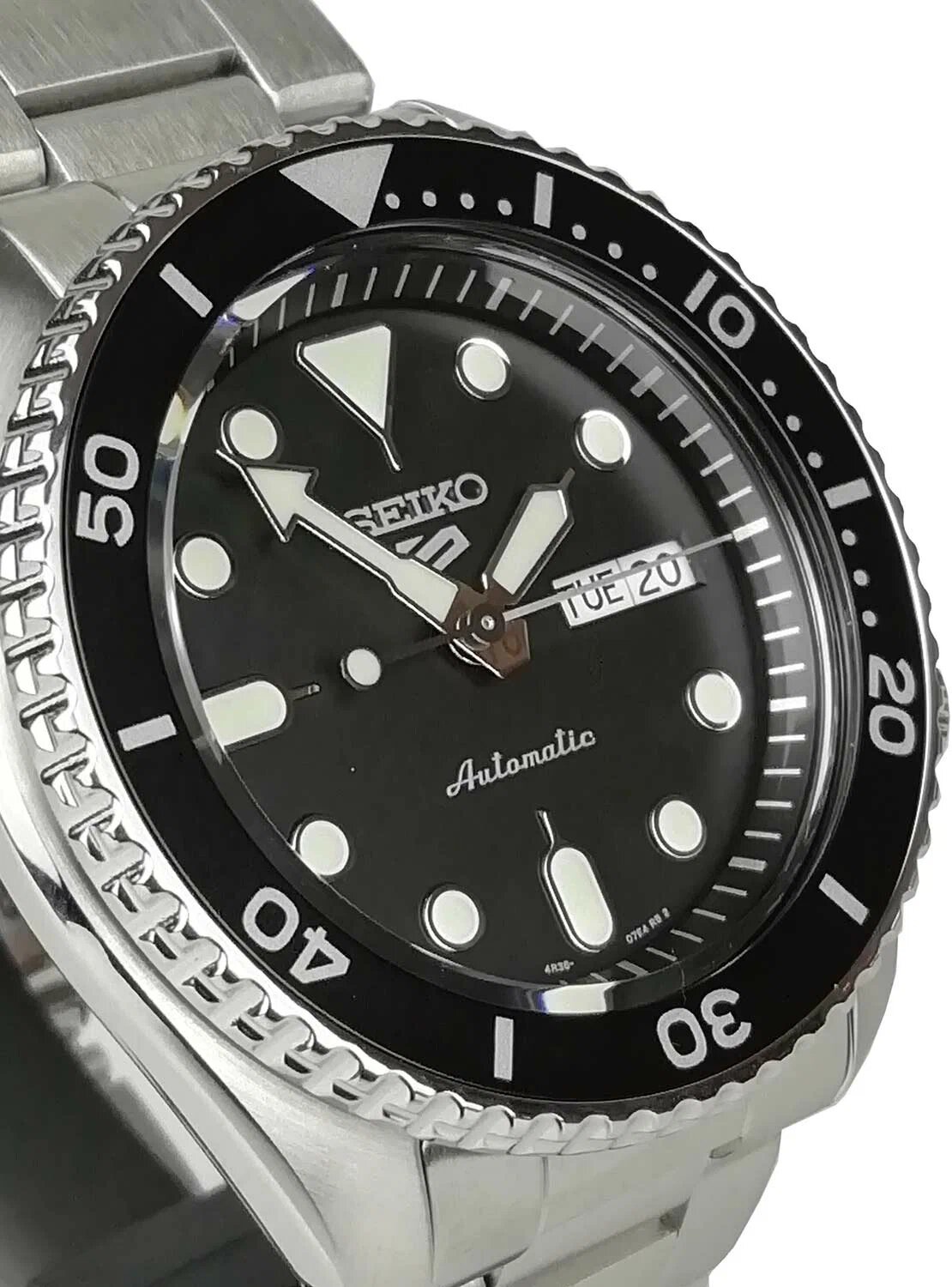 Наручные часы SEIKO, серебряный, черный — фото 1
