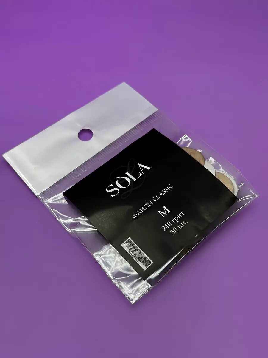 Файлы classic диск M 240 грит SOLAlove, 50шт