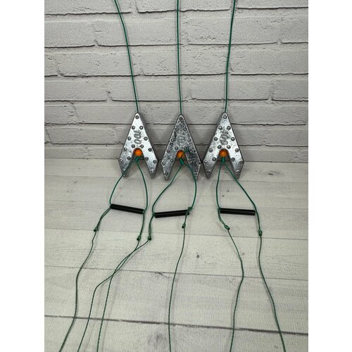 Оснащенные макушатники Ласточкин хвост 100гр на два крючка , макушатники и жмыховки для рыбалки