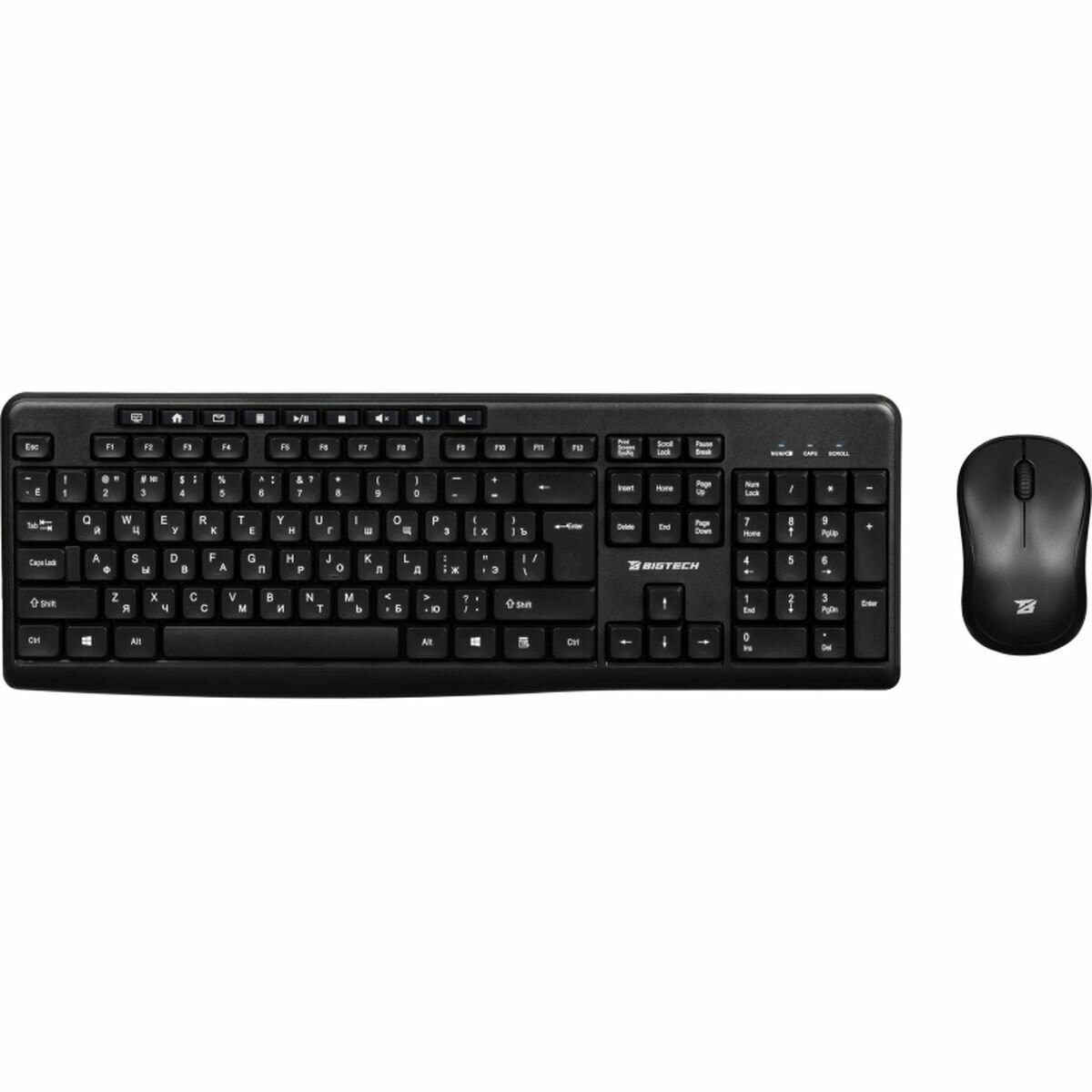 Набор клавиатура+мышь Bigtech BM-MK270, черный (2068673)