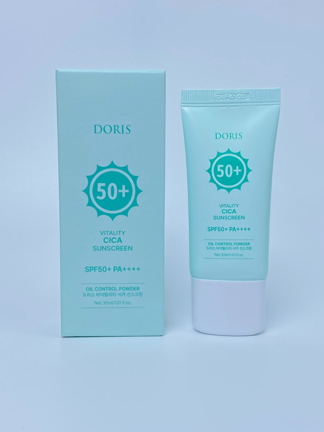 Солнцезащитный крем DORIS Vitality, SPF50, PA++++, для лица, 30 мл — фото 1