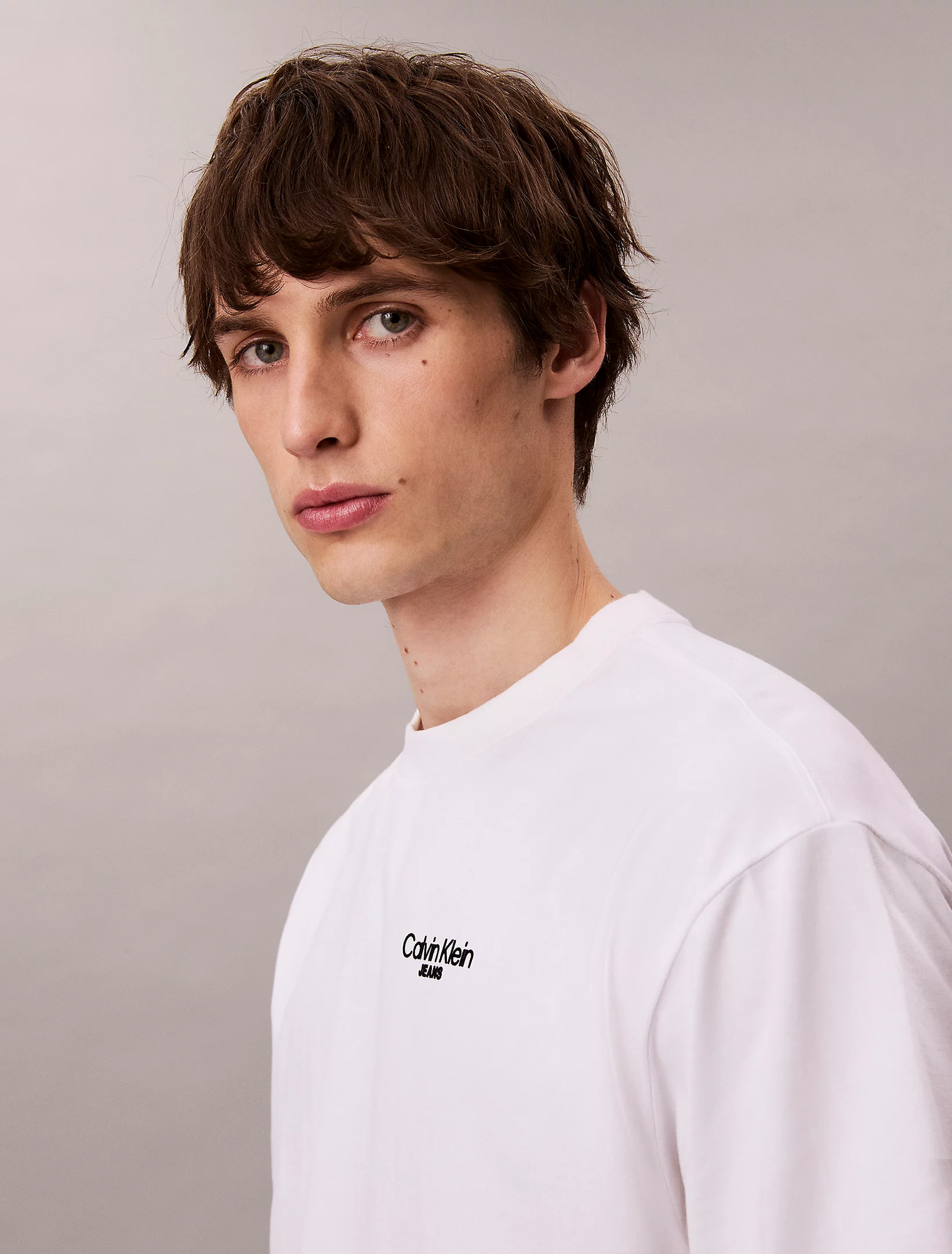 Футболка Calvin Klein Jeans, 1 шт., размер XL, белый — фото 1