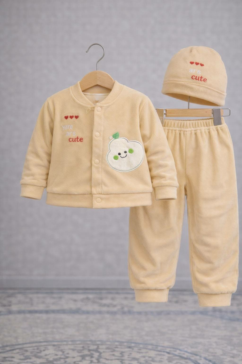 Комплект одежды Koala Kids freesize, размер freesize, бежевый меланж — фото 1