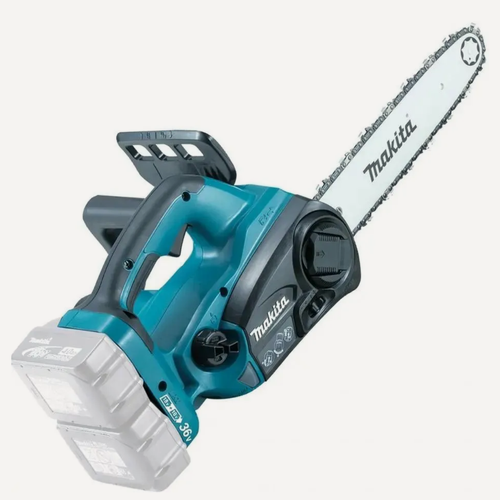 Изображение товара Пила цепная Makita DUC302Z синий, аккумуляторная, 18В, без АКБ, без ЗУ, скорость 8,3 м/с (500 м/мин)