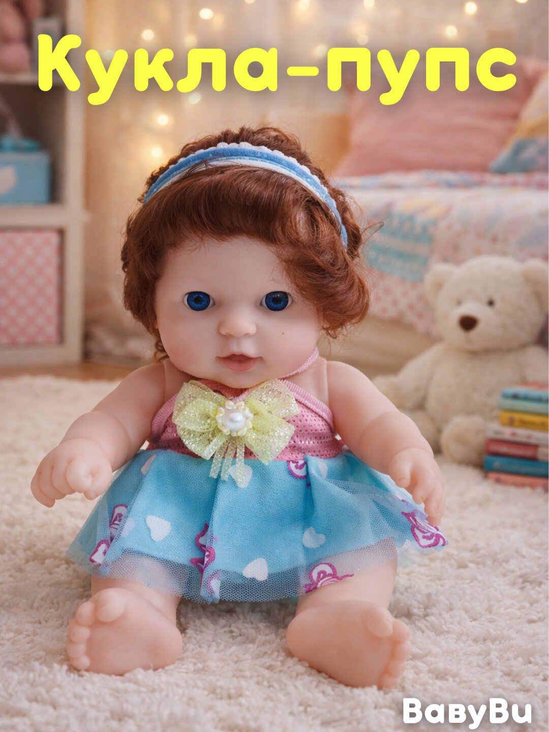 Детская игрушка пупс, кукла, игрушка для детей, кукла-пупс, Бэбибон