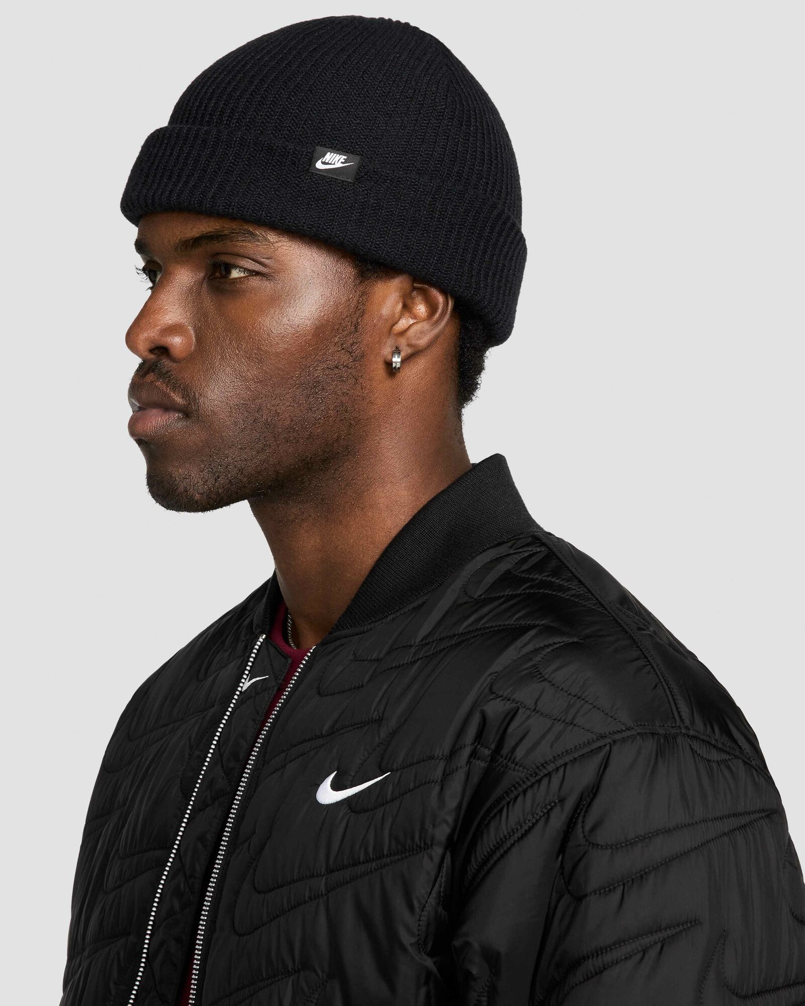 Шапка-бини NIKE Terra Beanie для мужчин и женщин, размер OneSize, черный — фото 1