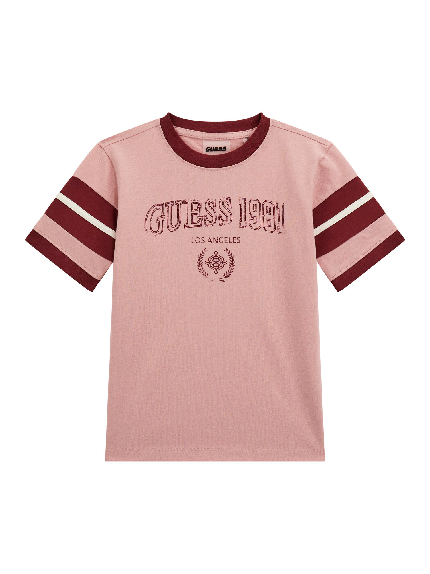 Футболка GUESS, размер 10 лет, розовый