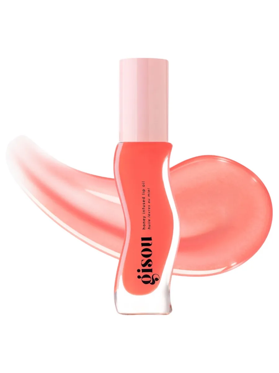Gisou Honey – Блеск для губ, увлажняющее масло, bee-lline peach