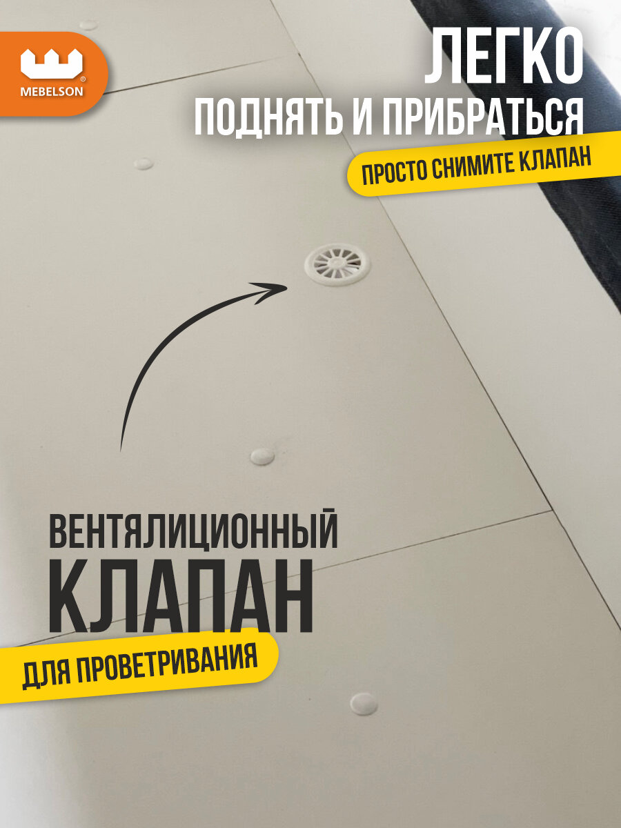 Настил для кровати 0,9, ЛДСП, цвет Белый, 89*106*9 см, Mebelson — фото 1