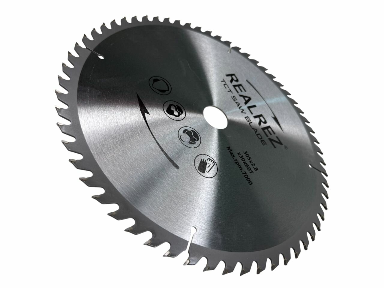 Пильный диск по дереву REALREZ 305x30/25.4 мм 60 зубьев — фото 1