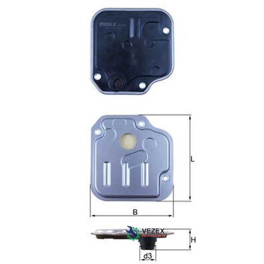 MAHLE HX244 Элемент фильтрующий гидравлический